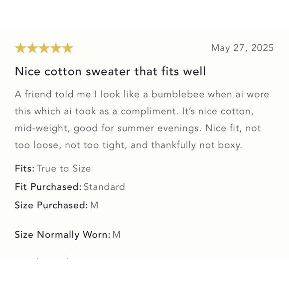 NWT Size 2X - Anthro Striped Cotton Sweater Tee Made in Italy (NWT US$ 118) - Picture 14 of 16